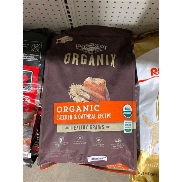 Castor & Pollux Organix Chicken & Oatmeal Adult Dog Kibble 18lb