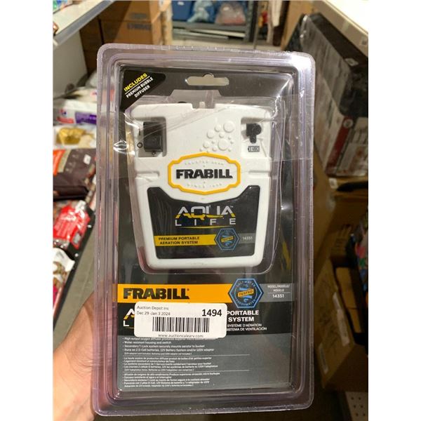 Frabill Portable Aerators | Pocket-Sized Aerators for Varying Sizes of Live Bait Storage Buckets and