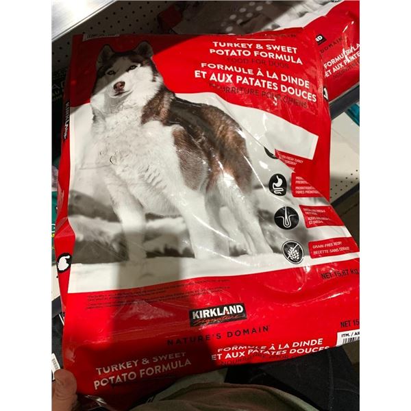 Kirkland Nature's Domain Turkey & Sweet Potato Dog Kibble 15.87kg