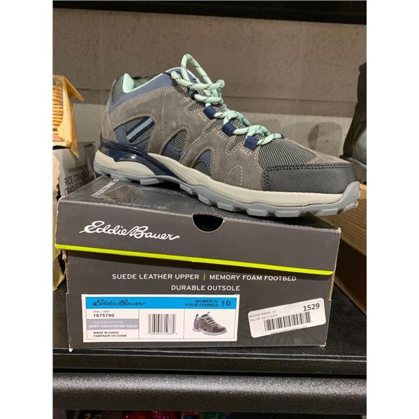 Eddie Bauer Womens Grey Aqua Boots Size 10