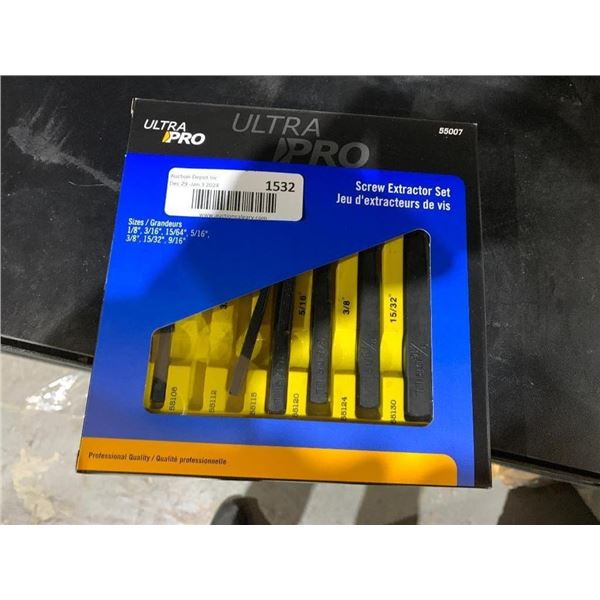 Ultra pro screw extractor set