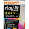 Image 2 : Sylvania stay lit lights 2 x 50 set