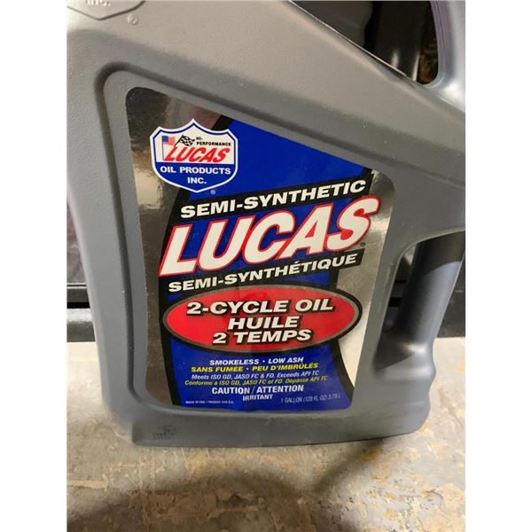 Lucas Semi-Synthetic 2 cycle oil 2 x 3.79L