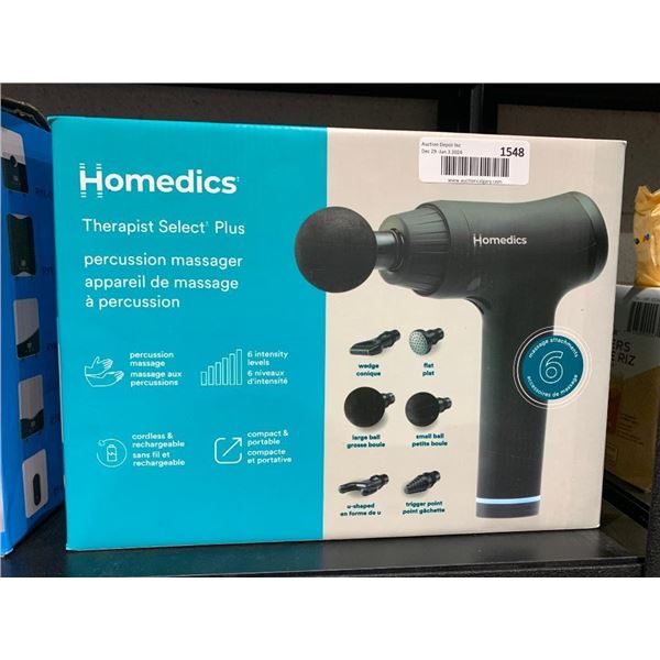 Hommedics therapist select plus percussion massager