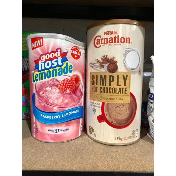 Good host lemonade with simply hot chocolate