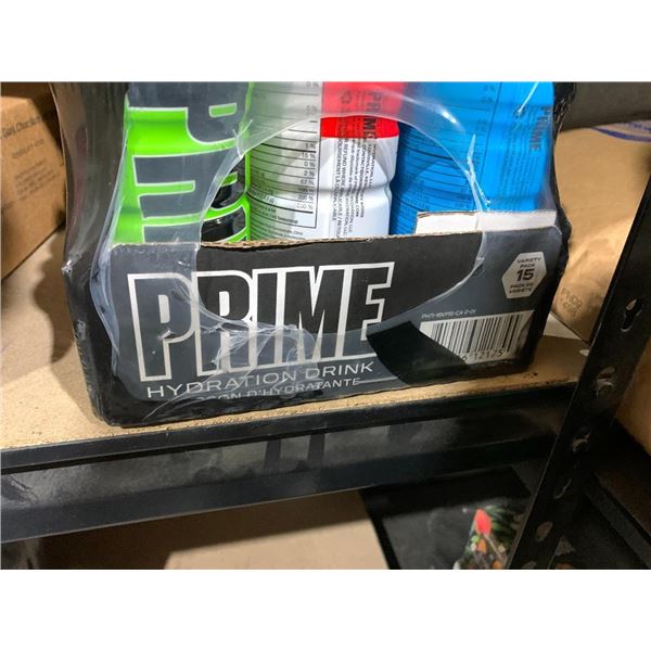 Prime Hydration Drink 15 Pack 3 Flavors