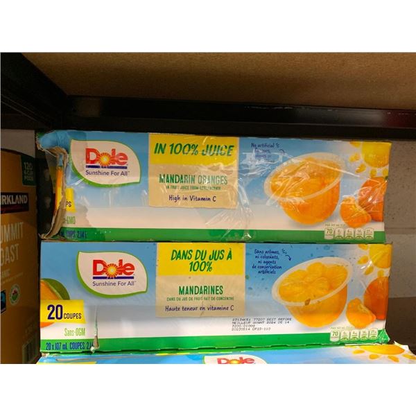 Dole Mandarines 2 x 20 cups