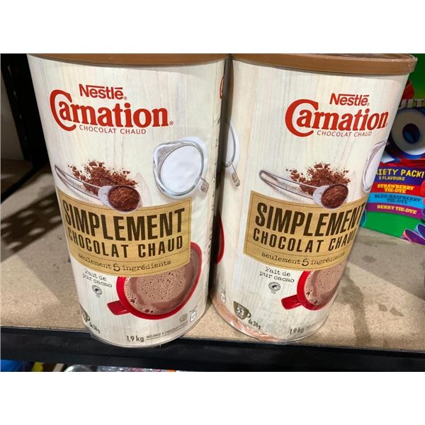 Nestle carnation hot chocolate 2 x 1.9kg
