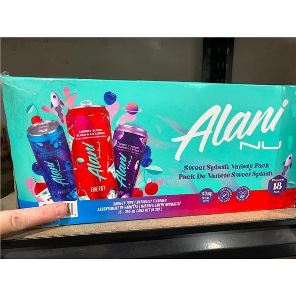 Alani Sweet splash variety pack 18 pack