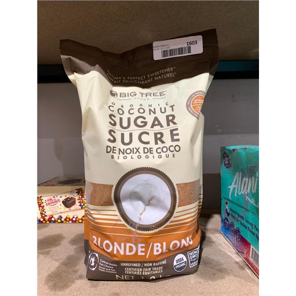 Organic coconut sugar Blonde 1.8kg