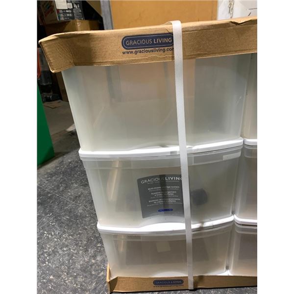 Gracious living multi-drawer storage system