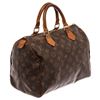 Image 2 : Louis Vuitton Brown Monogram Canvas Speedy 30 Satchel Bag