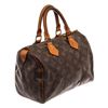 Image 2 : Louis Vuitton Brown Monogram Canvas Speedy 25 Satchel Bag