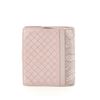 Image 2 : Bottega Veneta French Wallet Intrecciato Nappa with Snakeskin Compact Pink