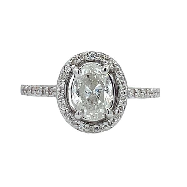 1.16 ctw Diamond Ring - 14K White Gold