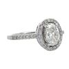 Image 2 : 1.16 ctw Diamond Ring - 14K White Gold