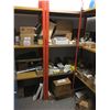 Image 3 : SHELF RACKING UNITS (6) APPROX. 3FT X 1 1/2FT X 8FT ORANGE & BEIGE, METAL STORAGE CABINET AND ALL