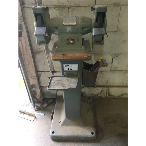 KEF-MOTOR SLIBETTE 8 NE PEDESTAL BENCH GRINDER