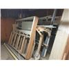 Image 5 : *CONTENTS OF MEZZANINE-GREY SHELF RACKING, WHEELBARROW, ASSORTED DOORS & WINDOWS, DOOR &