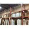 Image 2 : *LD* PALLET RACKING  (ORANGE) - 3 BAYS, APPROX. 24FT ACROSS X 16FT HIGH