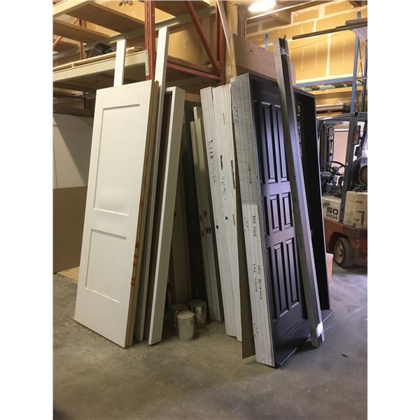 GROUP OF APPROX. 15 ASSORTED DOORS