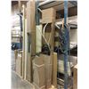 Image 2 : 2 BLUE PALLET RACKING UNITS WITH CONTENTS- DOOR FRAME WOODEN LENGTHS, ASSORTED