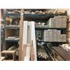 Image 4 : 2 BLUE PALLET RACKING UNITS WITH CONTENTS- DOOR FRAME WOODEN LENGTHS, ASSORTED