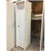 Image 1 : GROUP OF 5 SMALL PANTRY/CLOSET DOORS (WHITE) WITH FRAMES