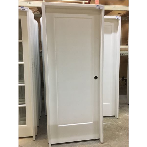 GROUP OF 10 (WHITE) DOORS WITH FRAMES