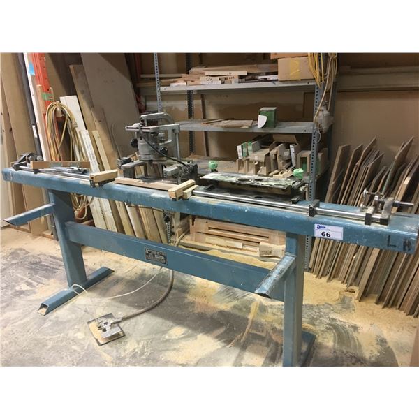 NORFIELD MFG. CO. MODEL 250-M STRIKE JAMB ROUTER MACHINE