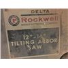 Image 4 : ROCKWELL 12"- 14" TILTING ARBOR SAW
