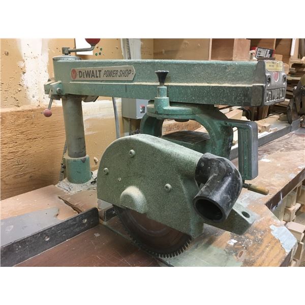 DEWALT POWER SHOP RADIAL ARM SAW