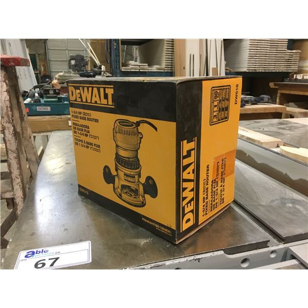 *NEW* DEWALT DW616 FIXED BASE ROUTER