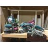 Image 1 : GROUP OF 4 MAKITA POWER TOOLS-ROUTER, ORBITAL SANDER, BELT SANDER & PLANER