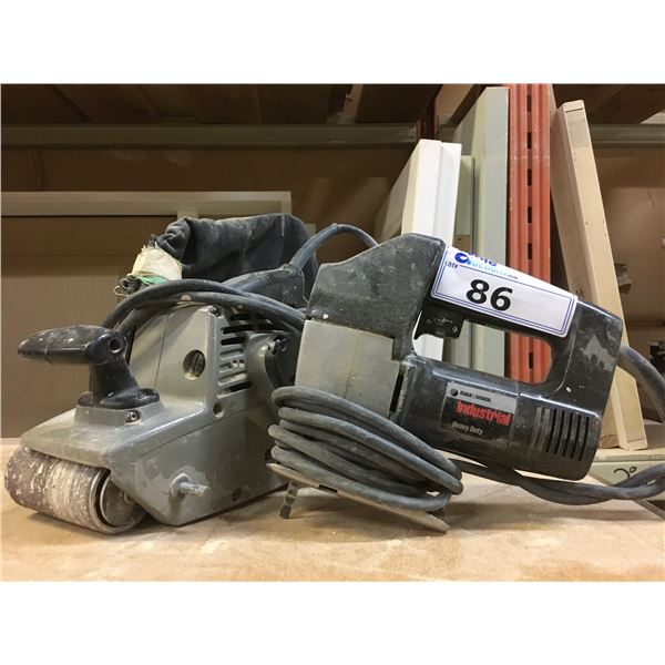 PORTER CABLE BELT SANDER AND B&D JIGSAW