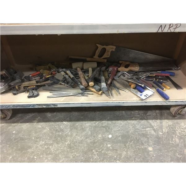 LARGE GROUP OF ASSORTED HAND TOOLS