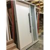 Image 2 : LARGE WHITE DOOR WITH GLASS SIDE WINDOW AND FRAME