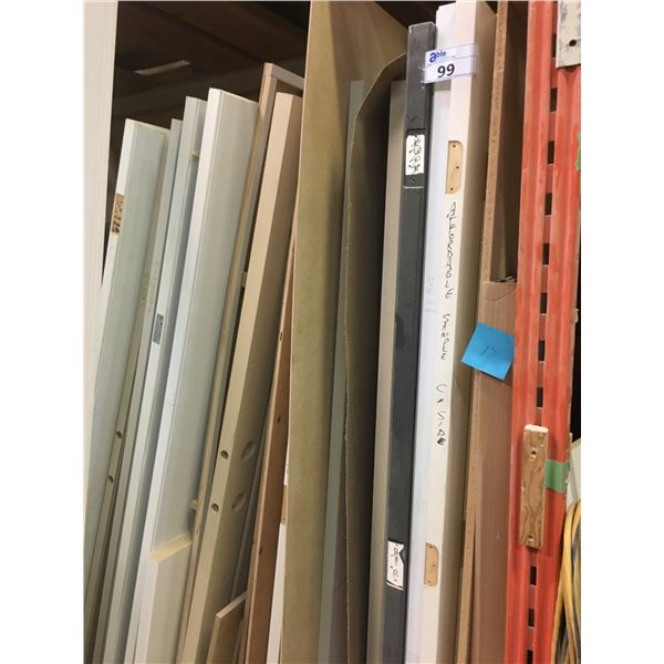 GROUP OF APPROX. 17 ASSORTED DOORS