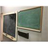 Image 1 : 2 CHALKBOARDS, WHITEBOARD AND MISCELLANEOUS COFFEE STATION ITEMS