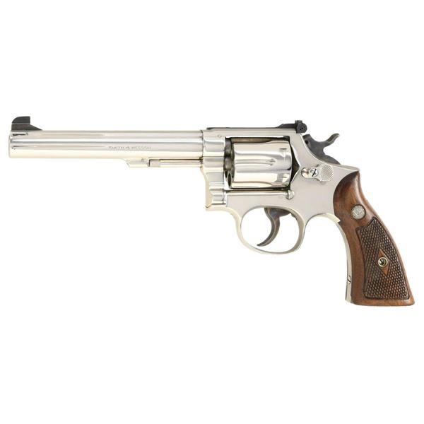 6" SMITH & WESSON K38 REVOLVER.