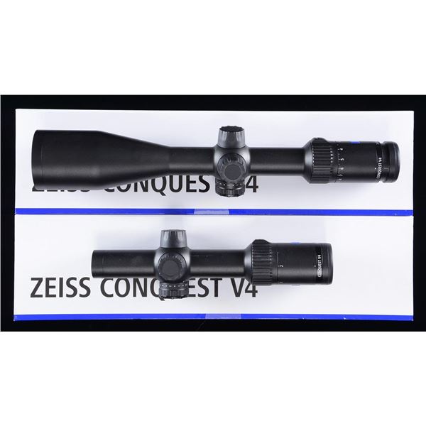 2 ZEISS CONQUEST V4 SCOPES.