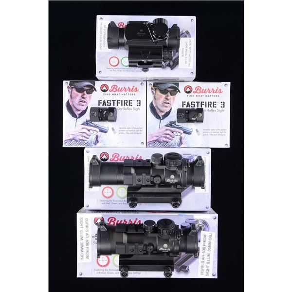5 BURRIS REFLEX & PRISM SIGHTS.
