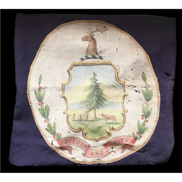 VERMONT STATE FLAG, CIRCA 1920.
