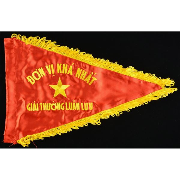 THREE VIETNAMESE FLAGS.