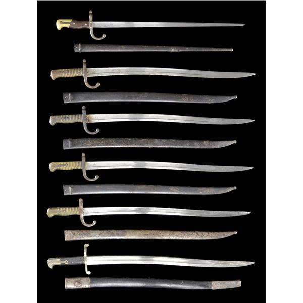 25 EUROPEAN BAYONETS.