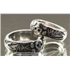 Image 1 : 2 HIGH QUALITY REPRODUCTION SS HONOR RINGS IN