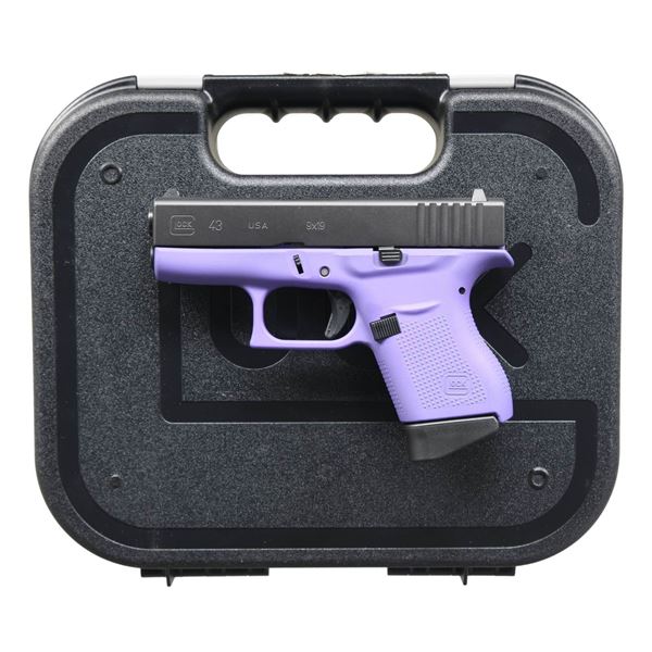 GLOCK 43 SEMI AUTO PISTOL.