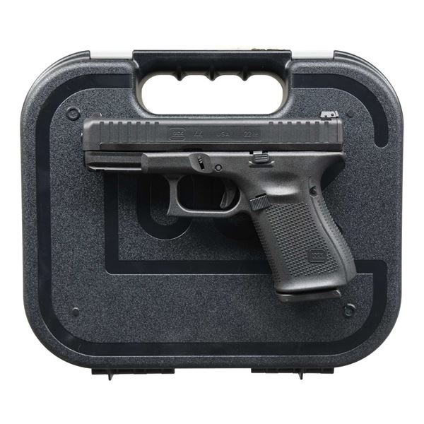 GLOCK 44 SEMI AUTO PISTOL.
