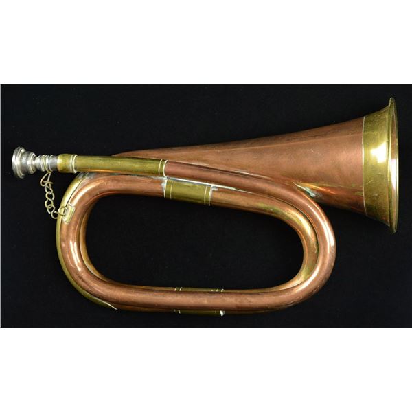 UNMARKED US STYLE BUGLE.