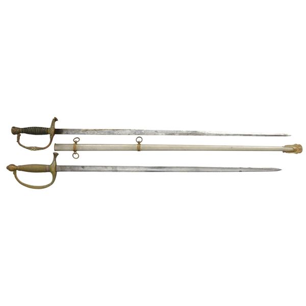 2 US MILITARY SWORDS.